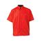 2126RDBK2XL - 2XL Men's Active Red Short Sleeve Chef Shirt