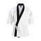 2129WHBK2XL - 2XL White and Black 3/4 Sleeve Sushi Chef Coat