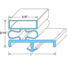 Door Gasket for Kolpak Part# 225911075