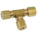 Garland 228170 Tee, 3/16" Compression, Brass