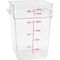 Container Sq Clear 22Qt  for Cambro Part# 22SFSCW135