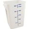 Container(Square,22 Qt,White) for Cambro Part# 22SFSP-148