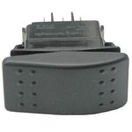 Sw265 Black Rocker Switch 15A 24V Dpdt