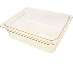 Pan,Food , H-Pan,Half,4"D,Amber for Cambro Part# 24HP-772