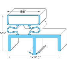 Door Gasket 32 1/2" X 79" for AllPoints Part# 25306