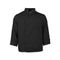 Xs Lw Chef Coat Black Long Sleeve for AllPoints Part# 2577BLKXS