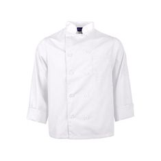 2577WHT3XL - 3XL Lightweight Long Sleeve White Chef Coat