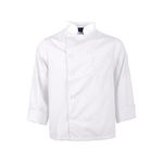 2577WHTXS - XS Lightweight Long Sleeve White Chef Coat