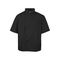 2578BLK3XL - 3XL Lightweight Short Sleeve Black Chef Coat