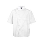 2Xl Lw Chef Coat White Short Sleeve for AllPoints Part# 2578WHT2XL