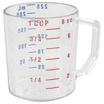 Cup,Measuring(1 Cup,Dry,Clear) for Cambro Part# 25MCCW135