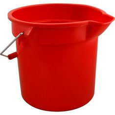 Bucket 14 Qt, 12"Od, Red  for Rubbermaid Part# 261400RED