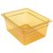 Hot Pan Half X 6 -772 Amber for Cambro Part# 26HP-150