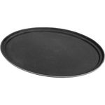 Tray(27"Oval, Black, Camtread) for Cambro Part# 2700CT-110