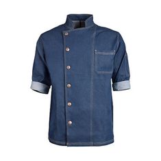 2938DBL2XL - 2XL Denim Chef Coat