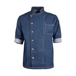 2938DBLL - Lg Denim Chef Coat