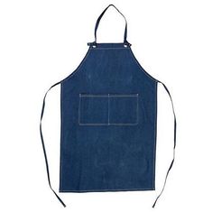 40 In Denim Bib Apron 2 Pockets for AllPoints Part# 2942DBL