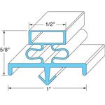 Gasket, 24-1/2" x 62-1/2": Fits Glenco Brand