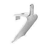 Hrdwr101 Snap-In Stainless Steel Pilaster Clip