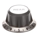 Wells 2R-30584 Knob, Rear, HP91, High-Low, Gray