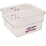 2 Qt Camsquare Container Allergen-Free Storage for Cambro Part# 2SFSCW-441