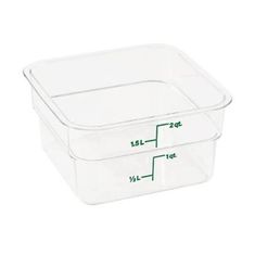 Container Clear 2qt for Cambro Part# 2SFSCW