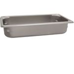 Vollrath 30322 Super Pan V Food Pan, 1/3 Size, 2-1/2" Deep, 2.6 Qt Capacity, 22 Gauge, 300 Series Stainless Steel, Reinforced Pour Corners, Reverse Formed Flattened Edges, Anti-Jamming Design, Nsf, Made In Usa, Jacob'S Pride Collection, Limited Lifetime Warranty (Refe