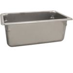 Vollrath 30442 Super Pan V Food Pan, 1/4 Size, 4" Deep, 3 Qt Capacity, 22 Gauge, 300 Series Stainless Steel, Reinforced Pour Corners, Reverse Formed Flattened Edges, Anti-Jamming Design, Nsf, Made In Usa, Jacob'S Pride Collection, Limited Lifetime Warranty (Refer To V