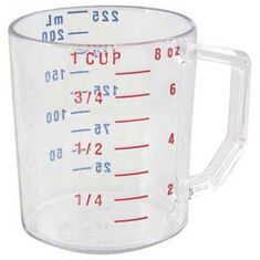 CAMBRO - 25MCCW135 - CUP,MEASURING(1 CUP,DRY,CLEAR)