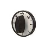 22-1012 - KNOB 2 D, OFF-LO-2-6-HI