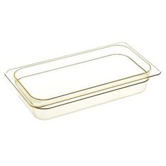 Hot Pan Third X 2 1/2 In Amber for Cambro Part# 32HP-150