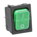 Rocker Switch - Green Light for Merco Part# 340038