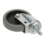 Rubbermaid - 3424-L6 - 4 in Triple Trolly Swivel Caster with Insert