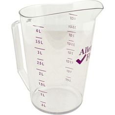 Cup,Measuring (4 Quart) for Cambro Part# 400MCCW441