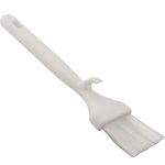 Carlisle 4040102 Sparta Meteor Pastry/Basting Brush, 2" Wide, Soft-Flagged Molded-In Bristles, White Plastic Handle With Hook, Nylon, White                                                                            