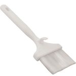 Carlisle 4040202 Sparta Meteor Pastry/Basting Brush, 3" Wide, Soft-Flagged Molded-In Bristles, White Plastic Handle With Hook, Nylon, White                                                                            