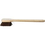 Carlisle 4549300 Sparta Utility Scrub Brush, 20"L X 5"W, Hanging Hole, 2"L Stiff Palmyra Bristles, Wood Handle, Standard Color                                                                                   