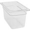 Pan Poly Quarter X 6-135 Clear Qdf for Cambro Part# 46CW135