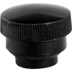 Stoelting 482004 Knob, Black, with 1/4-20 Brass Insert