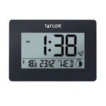 Clock, Digital 14Â°F/140Â° W/ Thermometer And Date for Taylor Thermometer Part# 5265191