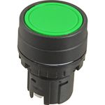 Oliver 5708-7900 Operator, Pushbutton, Green, Flush