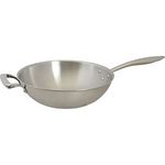 Wok Pan (5 Qt, 12"Od, S/S) for Browne Foodservice Part# 5724095