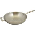 Wok Pan (9 Qt, 14"Od, S/S) for Browne Foodservice Part# 5724100