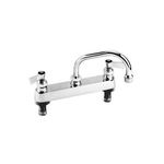 Fisher 57649 Faucet, 8" Deck Control Valve, Lever Handles, 8" Swing Spout