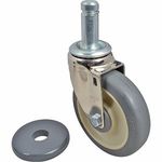 Caster,Stem(5"Od,W/Bumper,Gray for Metro Part# 5MP