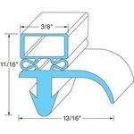 Gasket, Door 18 1/2" X 27 1/4" for Franke Part# 611374