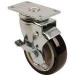 Franke 614281 CASTERS, PLATE W/BRAKE 4"