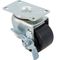 136-1050 - CASTER,PLATE, 2-1/4",W/BRAKE