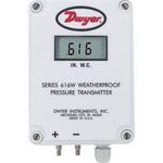 .25-0-.25"wc DiffPresTrsmW/LCD For Dwyer Instruments Part# 616WL-12-LCD