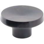 Knob, 1.5"Od , Blk Plst,#10-32Thd for Franke Part# 621930